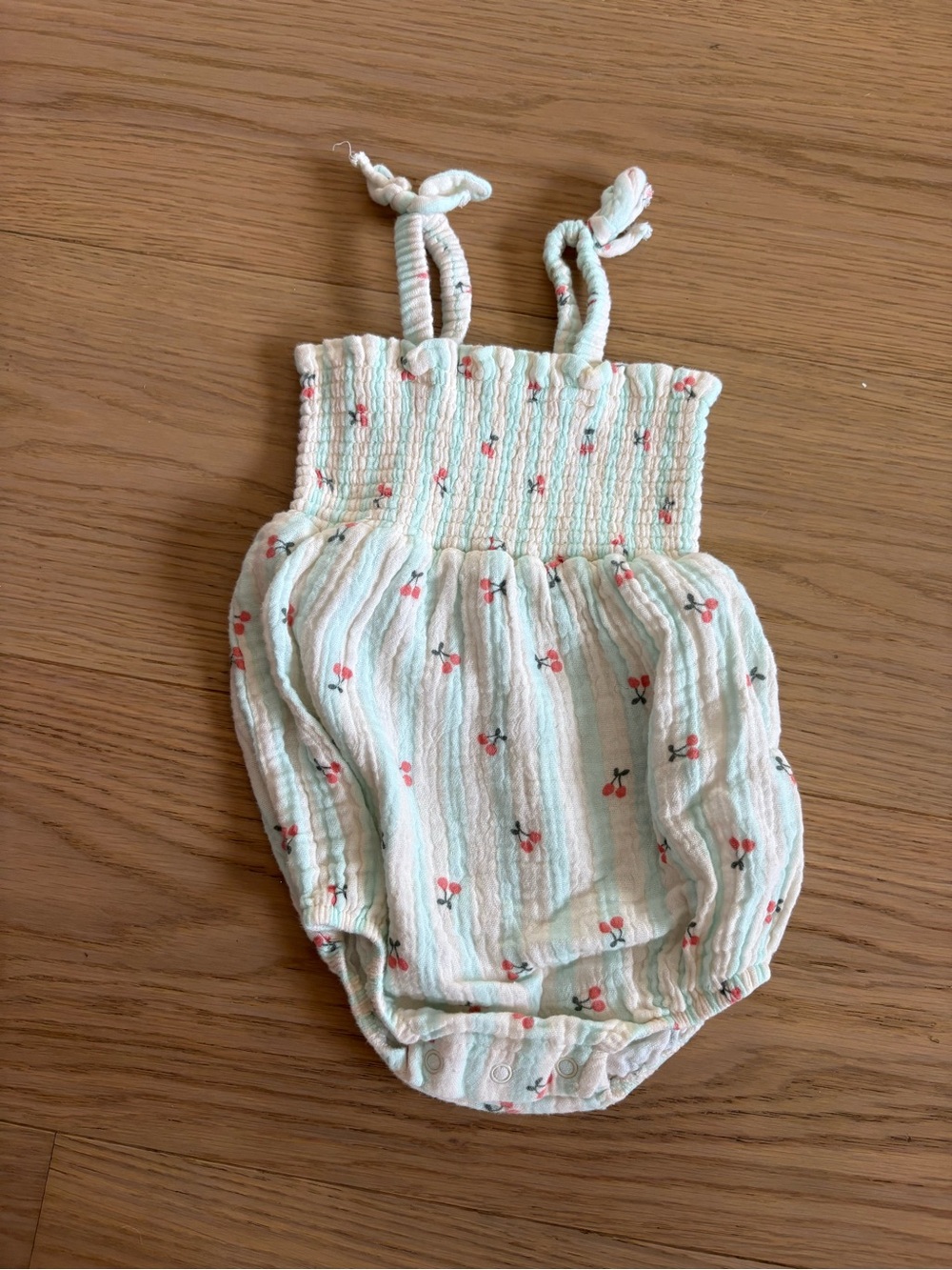 Angel Dear smocked romper - size 6-12 months